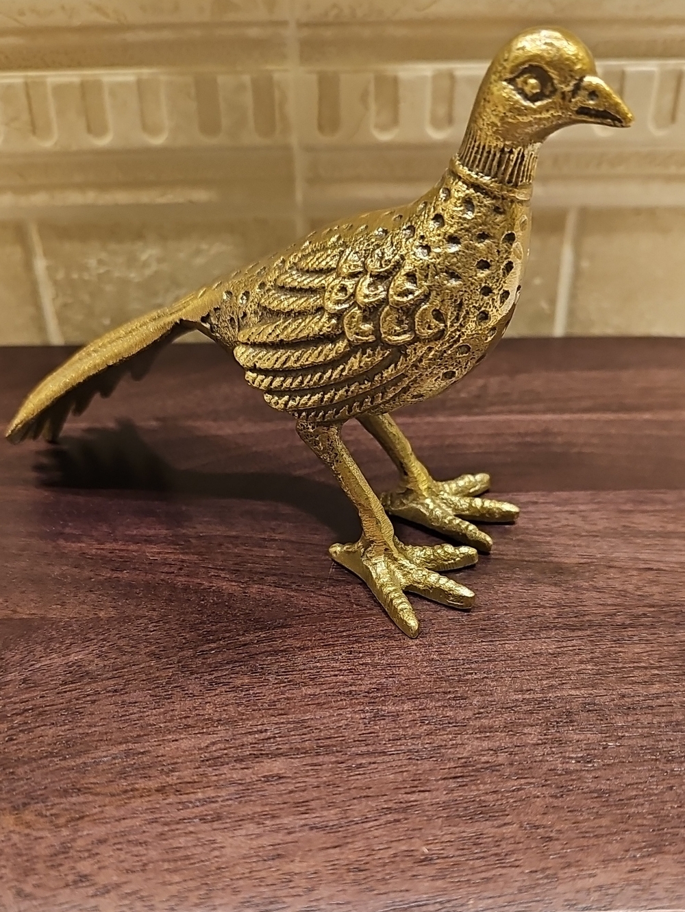 4.5" Brass Pheasant Figurine - Hearth & Hand Magnolia, Target